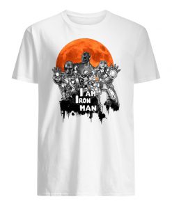 I am iron man zombie halloween men's shirt