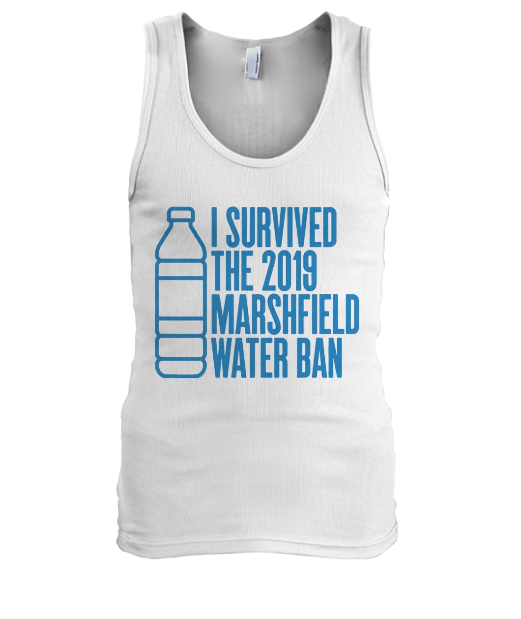 I survived the 2019 marshfield water ban men's tank top