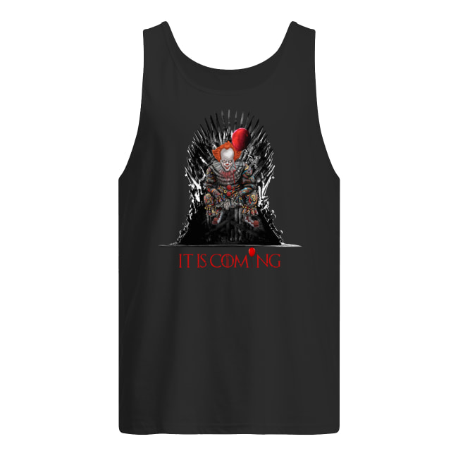 IT is coming pennywise game of thrones men's tank top