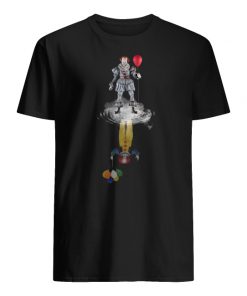 IT pennywise reflection men's shirt