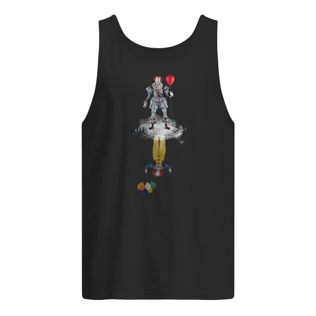 IT pennywise reflection men's tank top