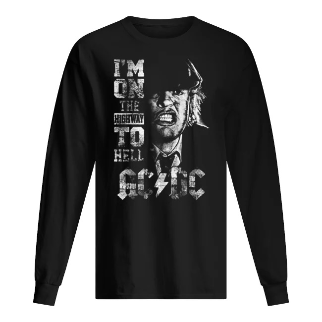 I'm on the highway to hell ACDC long sleeved