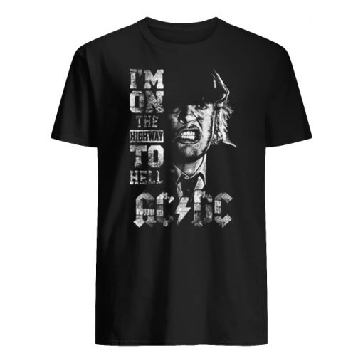 I'm on the highway to hell ACDC men's shirt