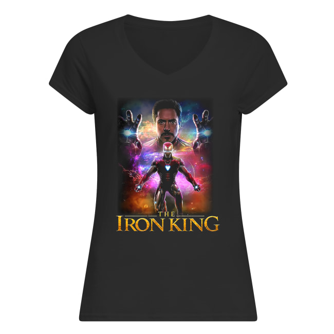 Iron man the iron king women's v-neck