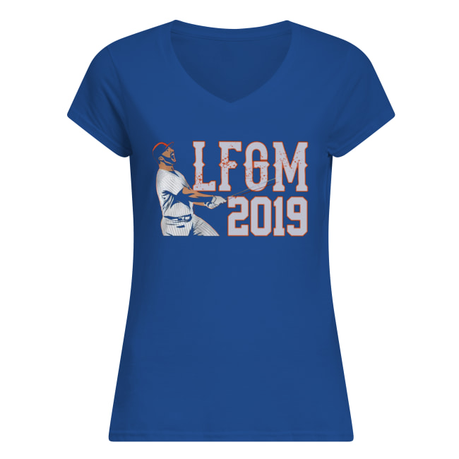 LFGM 2019 pete alonso homerun new york mets women's v-neck