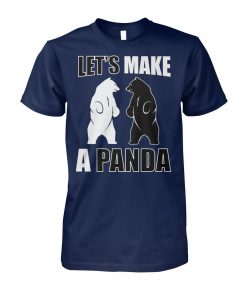 Let's make a panda unisex cotton tee