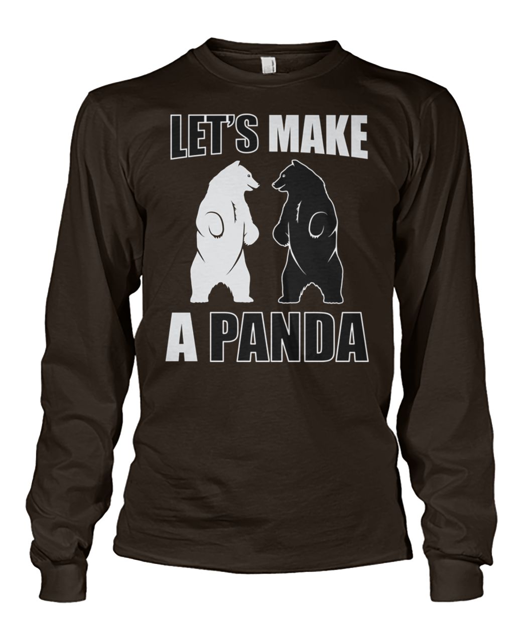 Let's make a panda unisex long sleeve