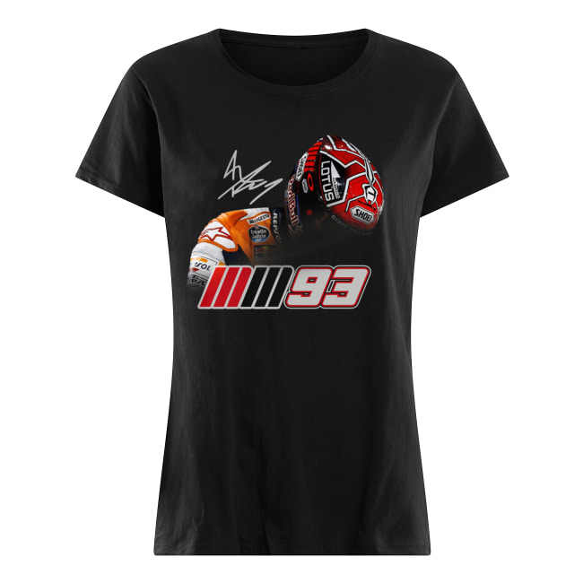 Marc marquez 93 motorbike women's shirt