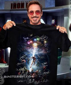 Marvel avengers endgame signature all heroes shirt