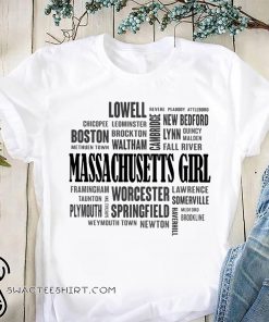 Massachusetts girl and city shirt