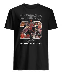 Micheal Jordan 23 greatest of all time signature men's shirt