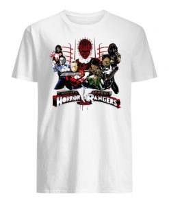 Mighty morbid horror rangers superheroes men's shirt