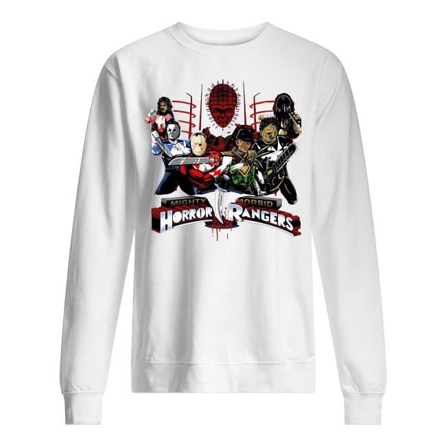 Mighty morbid horror rangers superheroes sweatshirt