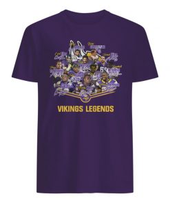 Minnesota vikings legends signatures men's shirt