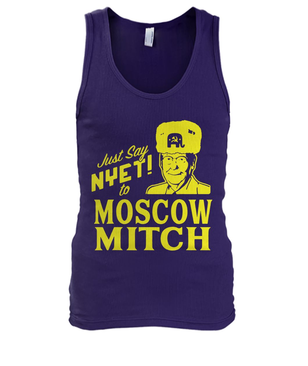 Mitch mcconnell just say nyet to moscow mitch men's tank top