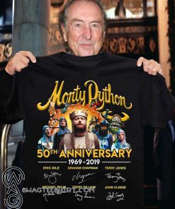 Monty python 50th anniversary 1969-2019 signatures shirt