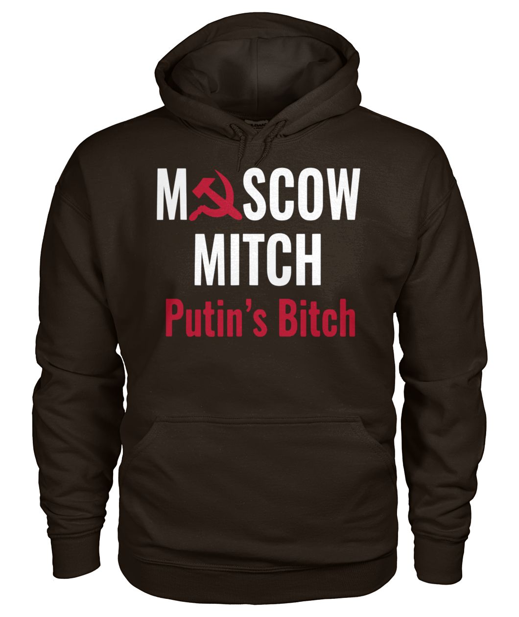 Moscow mitch putin's bitch gildan hoodie