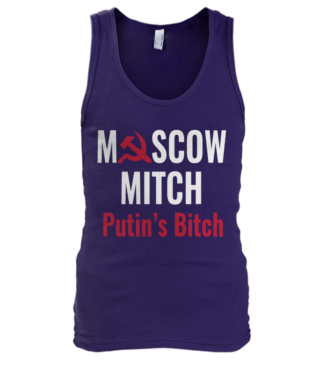 Moscow mitch putin's bitch men's tank top