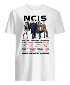 NCIS 2003-2019 16 seasons 377 episodes thank you for the memories men's shirt