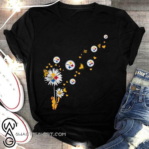 NFL pittsburgh steelers butterfly shirt