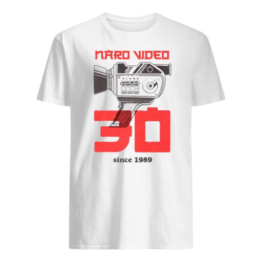Naro video since 1989 camera graphic men's shirt