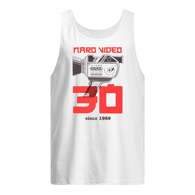 Naro video since 1989 camera graphic men's tank top