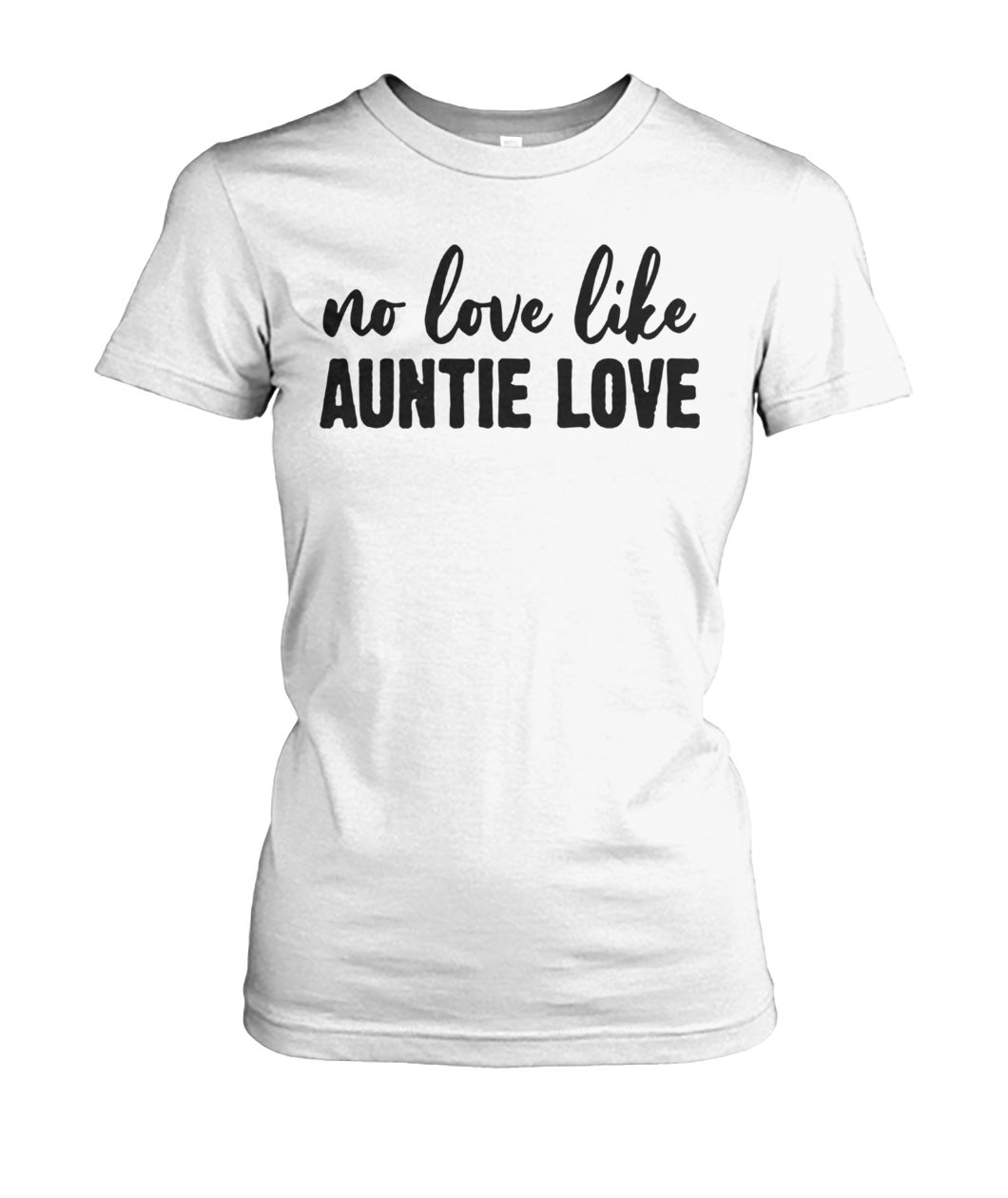 No love like auntie love women's crew tee