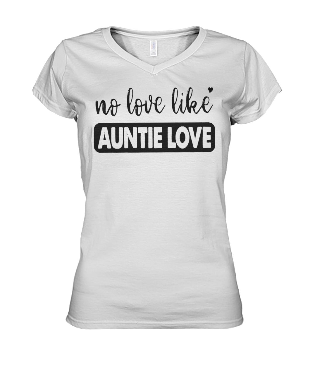 No love like auntie love women's v-neck