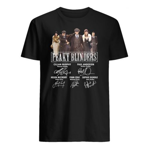 Peaky blinders signatures men's shirt