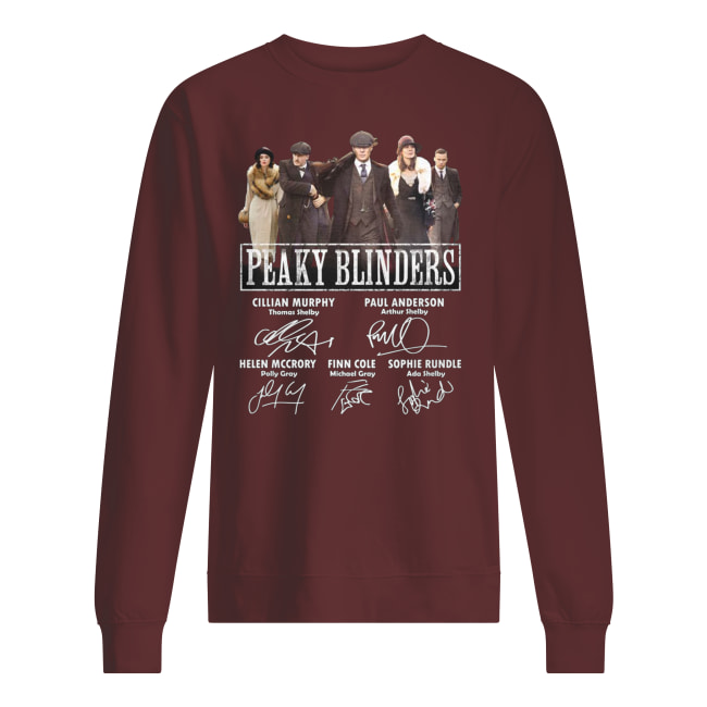 Peaky blinders signatures sweatshirt