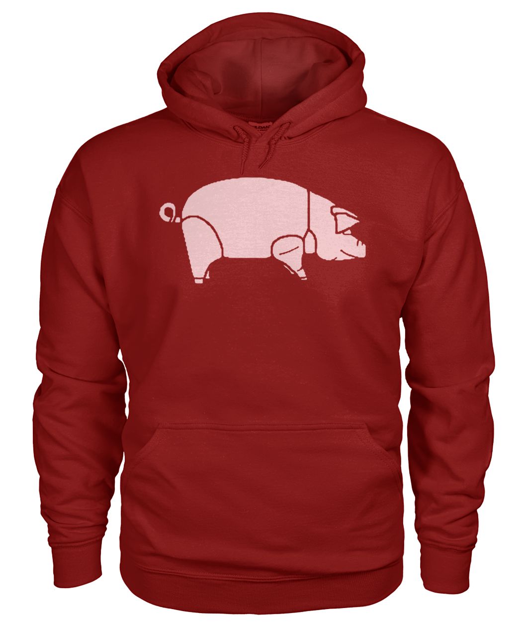 Pig as worn by david gilmour pink floyd gildan hoodie