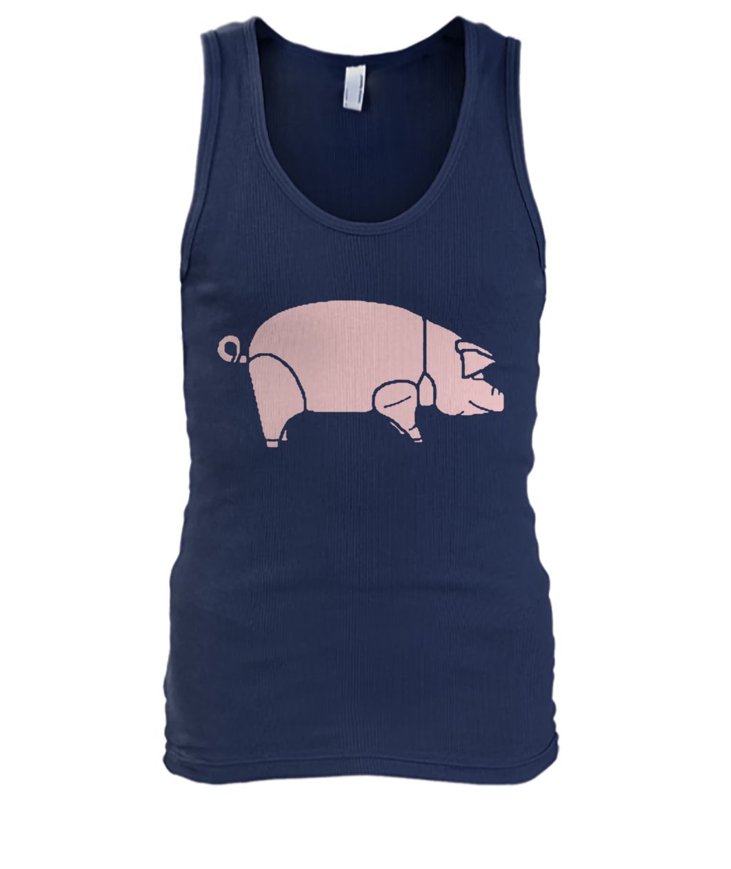 Pig as worn by david gilmour pink floyd men's tank top