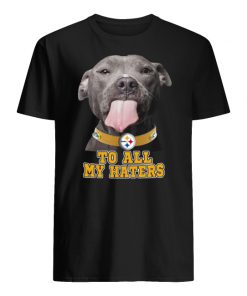 Pitbull steelers to all my haters men's shirt