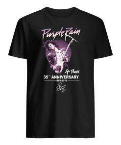 Purple rain 35th anniversary 1984-2019 signature men's shirt