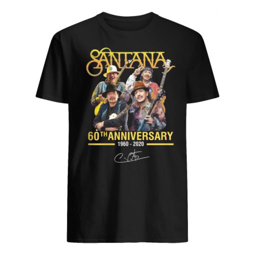 Santana 60th anniversary 1960-2020 signature men's shirt