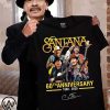 Santana 60th anniversary 1960-2020 signature shirt