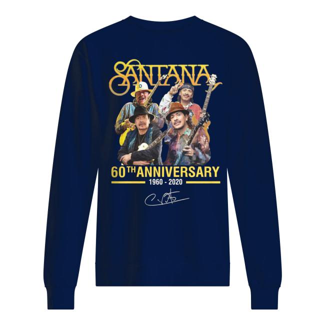 Santana 60th anniversary 1960-2020 signature sweatshirt