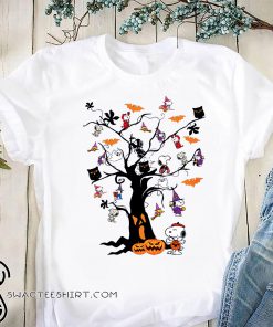 Snoopy halloween tree shirt