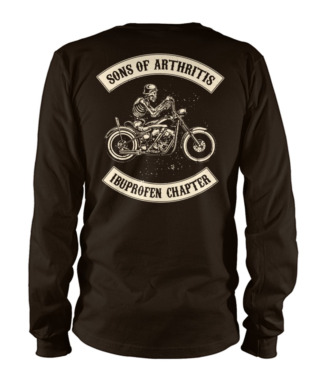 Sons of arthritis ibuprofen chapter biker unisex long sleeve
