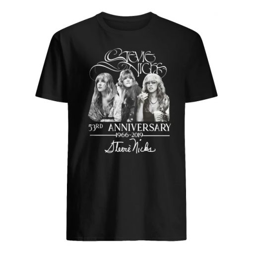 Stevie nicks 53rd anniversary 1966-2019 signature men's shirt