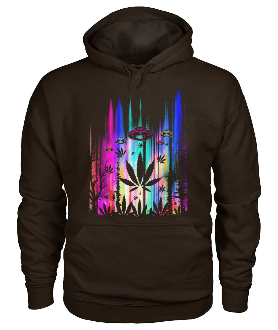 Storm area 51 they can't stop all of us weed gildan hoodie