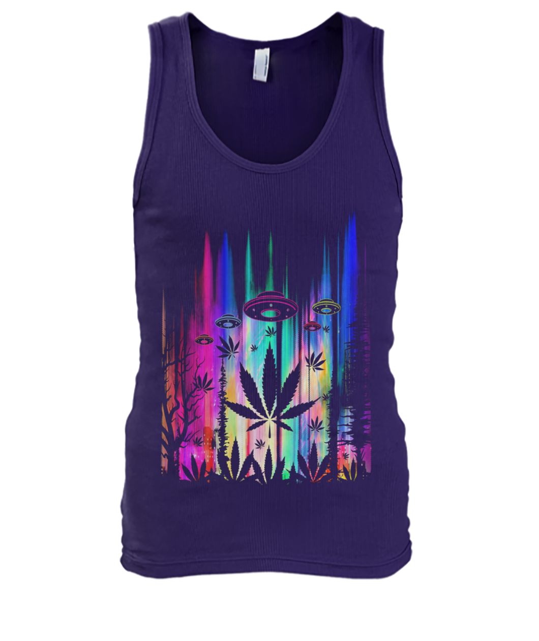 Storm area 51 they can't stop all of us weed men's tank top