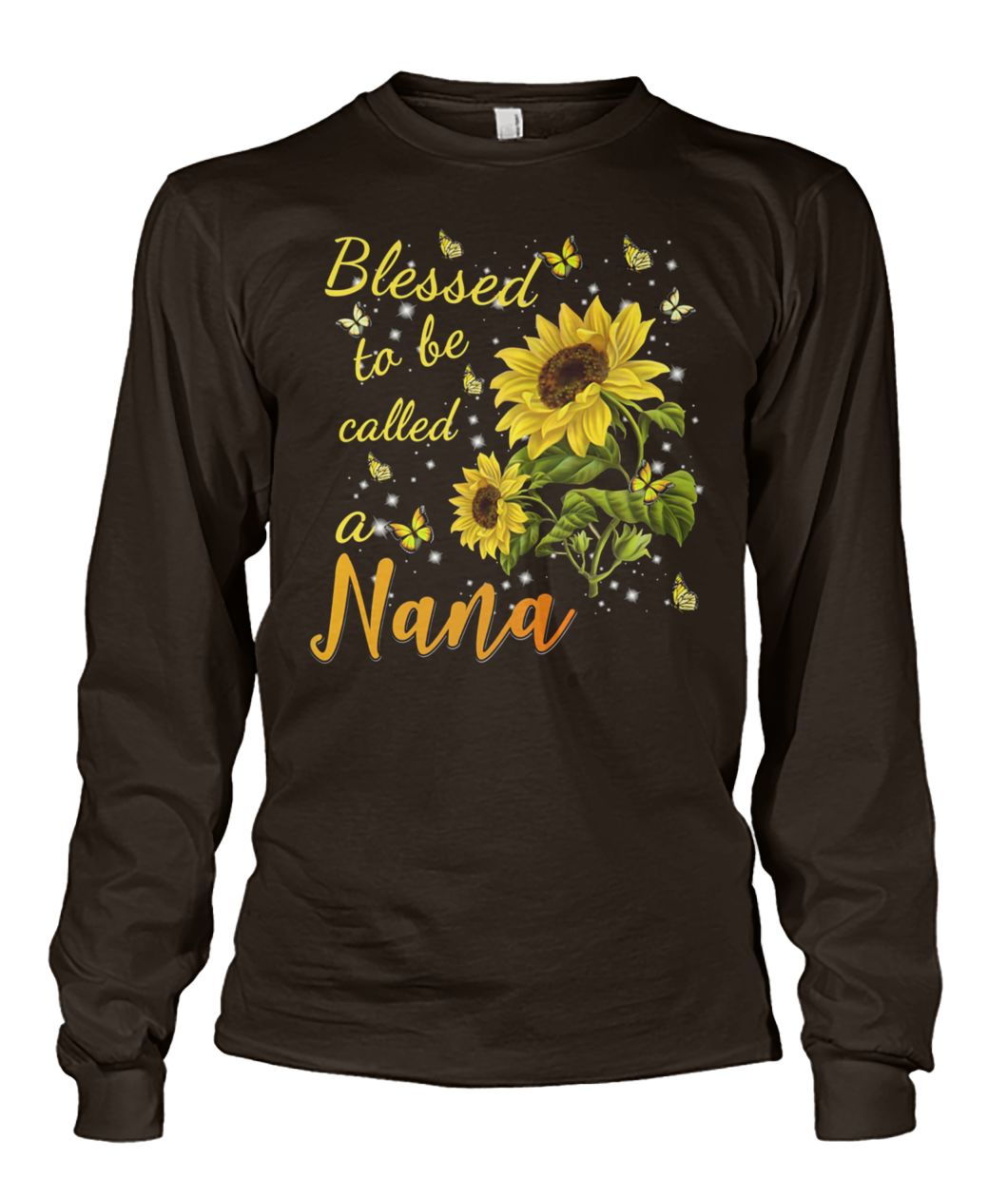 Sunflower blessed to be called a nana unisex long sleeve