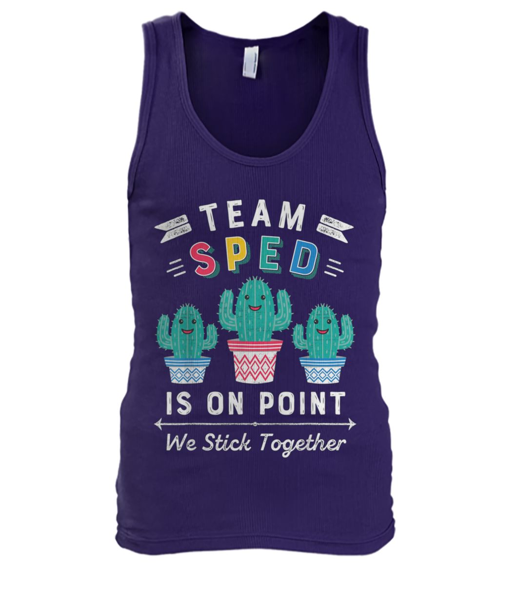 Team sped is on point we stick together men's tank top