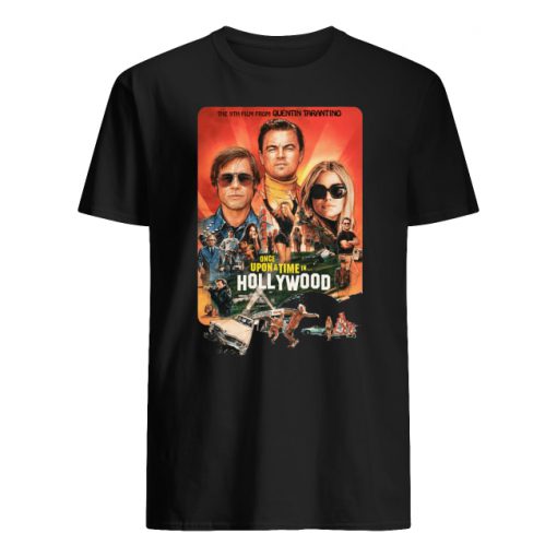 The 9th film from quentin tarantino once upon a time in hollywood men's shirt