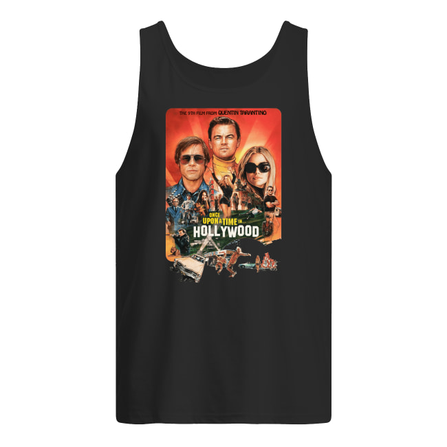 The 9th film from quentin tarantino once upon a time in hollywood men's tank top