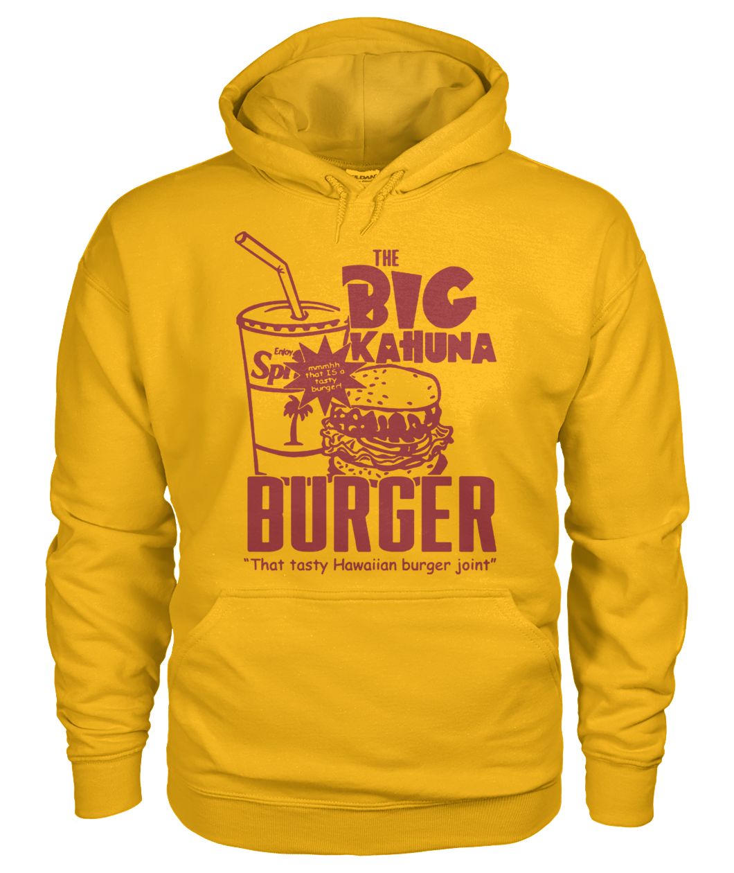 The big kahuna burger pulp fiction gildan hoodie