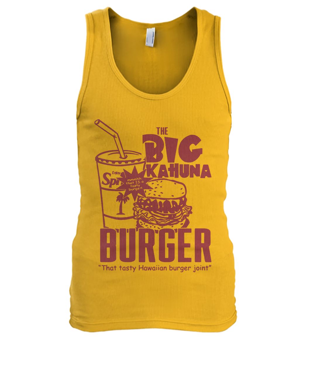 The big kahuna burger pulp fiction men's tank top
