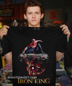 The iron king iron man and spider man water reflection shirt