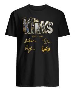 The kinks 1964-1996 signatures men's shirt